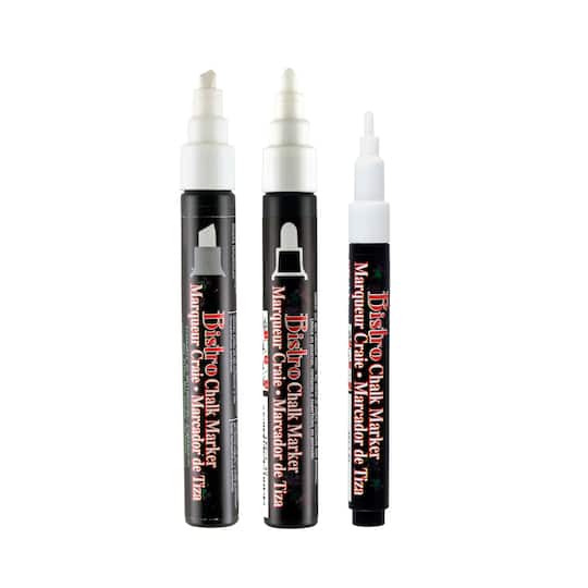 Marvy® Uchida Bistro Chalk 3 Marker Set, White